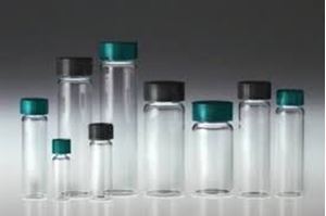 Picture of 1 dram (4ml) Clear Borosilicate Glass Vial with 13-425 cap GLC-00980