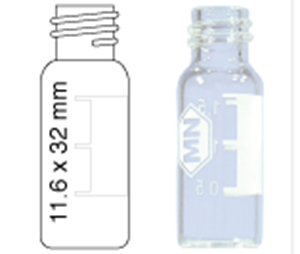Picture of Vial N8-1.5, SC, c, 11.6x32, flat, label 702004