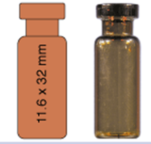 Picture of Vial N11-1.5, CR, a, 11.6x32, flat, s.o. 70214CG