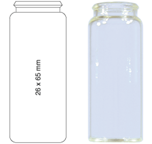 Picture of Vial N22-25, SCV, c, 26x65, flat 70273 