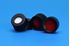 Picture of 13-425mm Black Open Hole Polypropylene Closure, Red PTFE/Silicone Septa, 0.065"