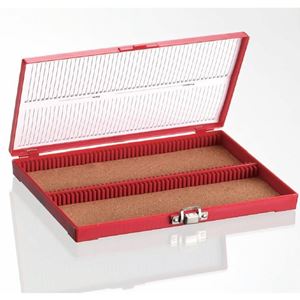 Picture of 100 Place Plastic Microscope Slide Box		RUN92114R