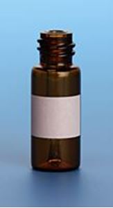 Picture of 100µL Amber Interlocked™ Vial/Insert, 12x32mm, 8-425mm Thread with White Marking Spot