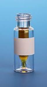 Picture of 300µL Clear R.A.M.™ Interlocked™ Vial/Insert, 12x32mm, 9mm Thread with White Marking Spot
