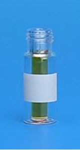 Picture of Silanized - 300µL Amber Interlocked™ Vial/Insert, 12x32mm, 9mm Thread with White Marking Spot