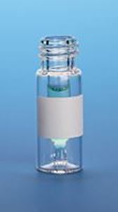 Picture of 300µL Clear Interlocked™ Vial/Insert, 12x32mm, 10-425mm Thread with White Marking Spot