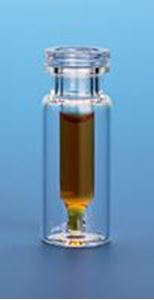 Picture of 300µL Clear Interlocked™ Vial/Insert, 12x32mm, 11mm Crimp/Snap Ring™