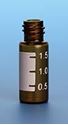 Picture of 2.0mL Amber Vial, 12x32mm, with White Graduated Spot, 8-425mm Thread
