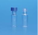 Picture of 2.0mL Clear R.A.M.™  Vial, 12x32mm, with White Graduated Spot, 9mm Thread, with Transfer Ring