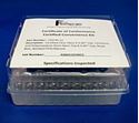 Picture of Certified Clear Glass 9mm R.A.M.™ Vial, 12x32mm, and PP OT Cap, Royal Blue, Bonded PTFE/Silicone w/Slit