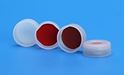 Picture of 13mm Clear Snap Cap, PTFE/Silicone with Starburst Lined