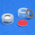 Picture of 11mm Clear Snap Cap, PTFE Lined with Metal O-Ring