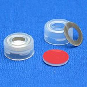 Picture of 11mm Clear Snap Cap, PTFE/Silicone Lined with Metal O-Ring