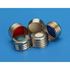 Picture of 18mm Silver Magnetic (Metal) Closure with 0.075" Red PTFE/Silicone Liner