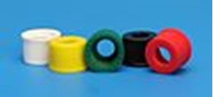 Picture of 8-425mm Solid Top, Yellow Polypropylene Cap, PTFE/F217 Lined