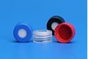 Picture of 9mm R.A.M.™ Ribbed Cap, Pink, Bonded PTFE/Silicone with Slit Lined