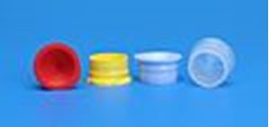 Picture of 12mm Clear Polyethylene Snap Plug with Pre-Scored Starburst