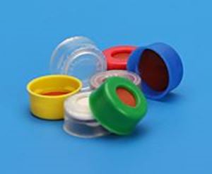 Picture of 11mm Clear Poly Crimp™ Seal, PTFE/Butyl Rubber Lined [Patented]
