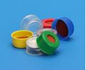 Picture of 11mm Polyethylene Snap Cap for Shimadzu, 10mil PTFE 