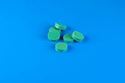 Picture of 11mm (7/16") Diameter Red Low Bleed General Purpose Septa, Long Life - 100 Injections, Max Temp 300°C