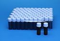 Picture of Amber 10-425mm Threaded Vial, 12x32mm, Black Polypropylene Cap, Red PTFE/Silicone Septa, 0.065",  80655T-1232A