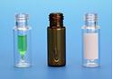Picture of Amber Step R.A.M.™ 9mm Threaded Vial w/Marking Spot, 12x32mm, w/250µL Glass Insert