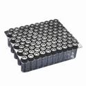 Picture of Amber 9mm Thread R.A.M.™ Vial w/Grad. Spot, 12x32mm, 0.040" PTFE/Butyl Rubber Septa, Ribbed Black Cap