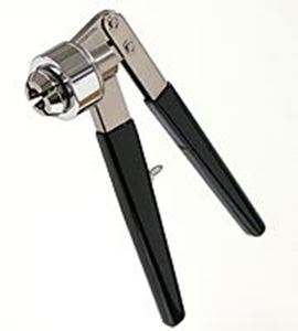 Picture of 20mm Stainless Steel Corrosion Resistant Hand Crimper, Adjustable, Flip Off with Flush Sides