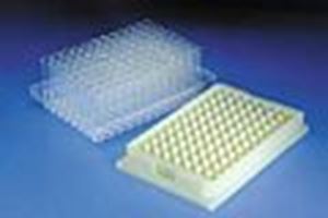 Picture of 0.5mL Glass Flat Bottom Vials, 9x17mm in Vial Loader