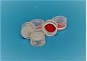 Picture of 8mm Precision Fit Clear Snap Cap, PTFE/Silicone with Slit Lined