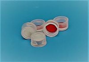 Picture of 8mm Precision Fit Clear Snap Cap, PTFE/Silicone with Slit Lined