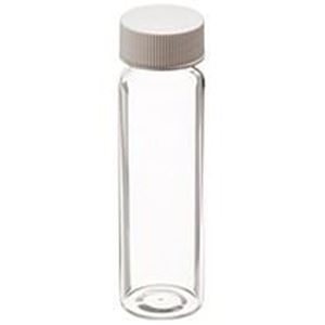 Picture of 20mL Clear Vial,  24-414mm Open Top White Polypropylene Closure,  .100" PTFE/Silicone Lined