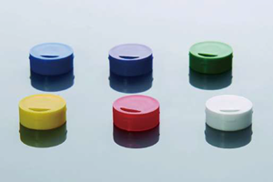 Picture of Cap Insert for Cryogenic Vial  Green 611005