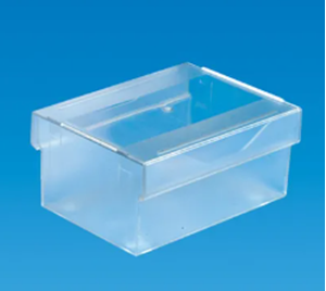 Picture of Empty TIP BOX + SLIDING LID : PC Semi Transparent KAR9755