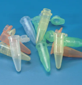Picture of GRADUATED Micro TEST TUBE PP * Yellow * PK1000 KAR279/06