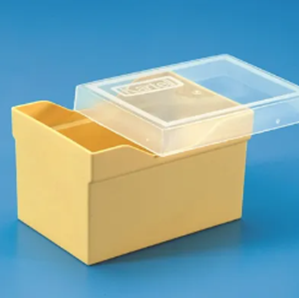 Picture of Empty TIP BOX + Over LID PP Yellow KAR9756/06