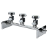 Picture of 3 Place Stainless Steel Vacuum Manifold MS301SS