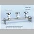 Picture of 3 Place Stainless Steel Vacuum Manifold MS301SS